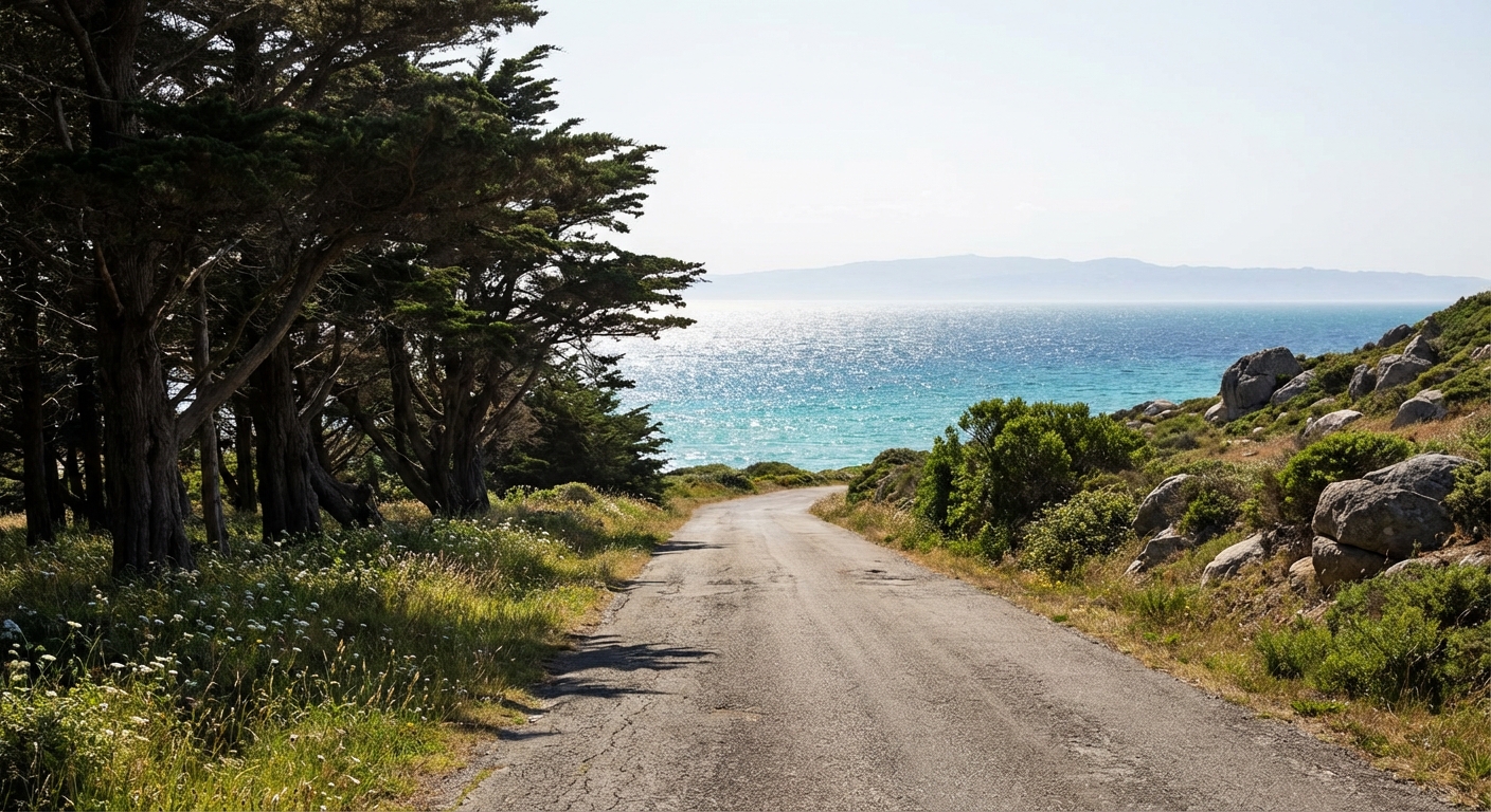 ¿Cuál es el límite máximo de velocidad permitido para una motocicleta que circule por la vía mostrada en la imagen?