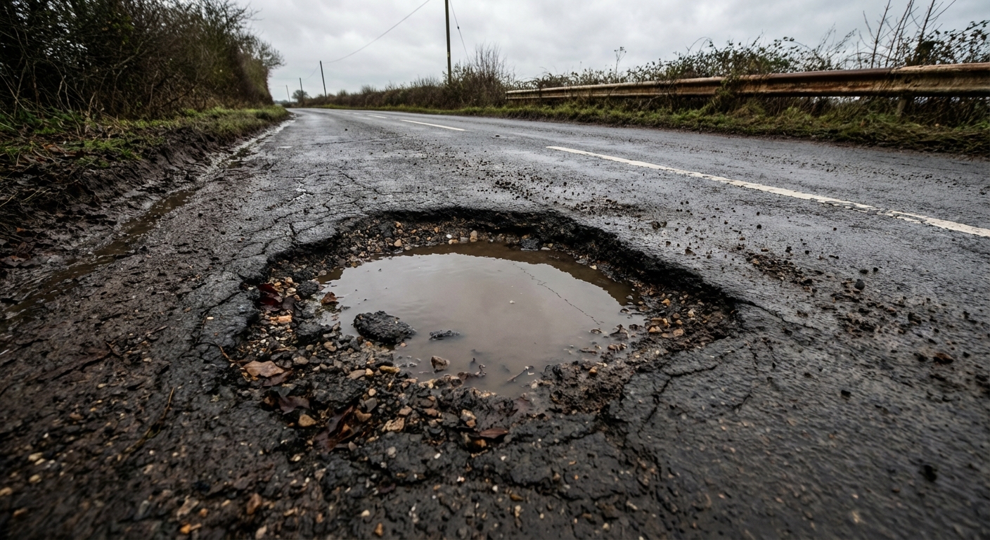 Cuando se circula por vías en mal estado...