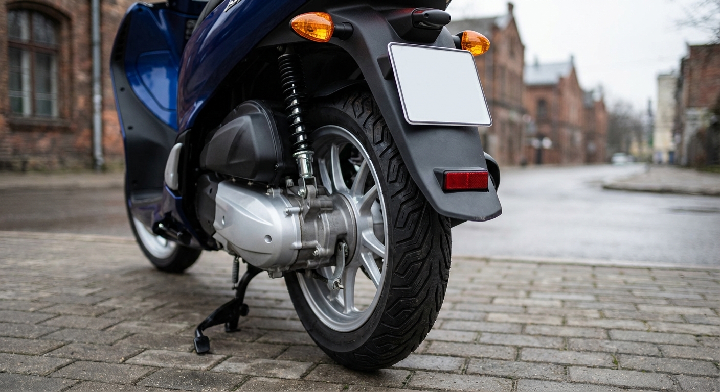 En cuanto a su diseño y forma geométrica, ¿cómo deben ser los catadióptricos que lleva instalados una motocicleta?