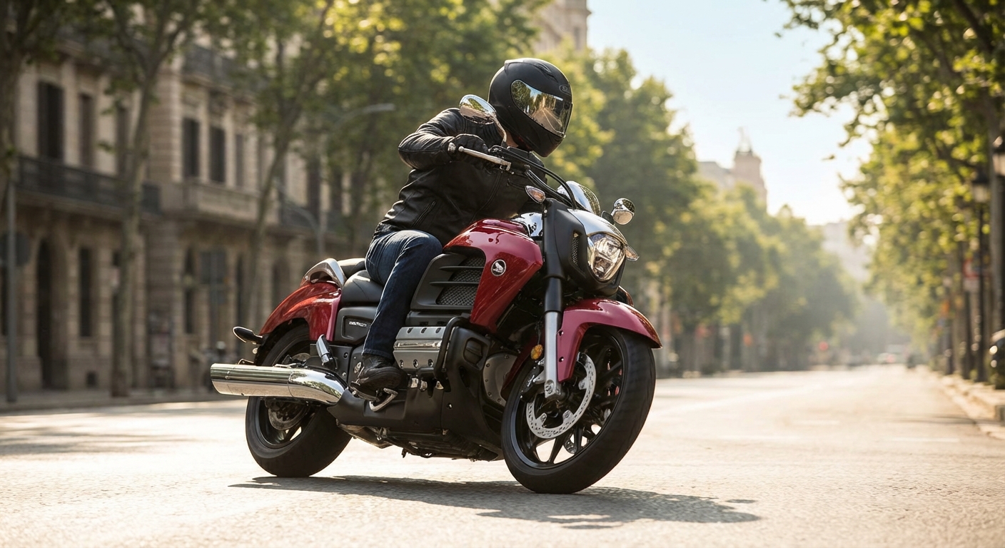 ¿Resulta obligatorio para el conductor de una motocicleta el uso de algún dispositivo de alumbrado cuando circula por vías urbanas durante las horas de sol?