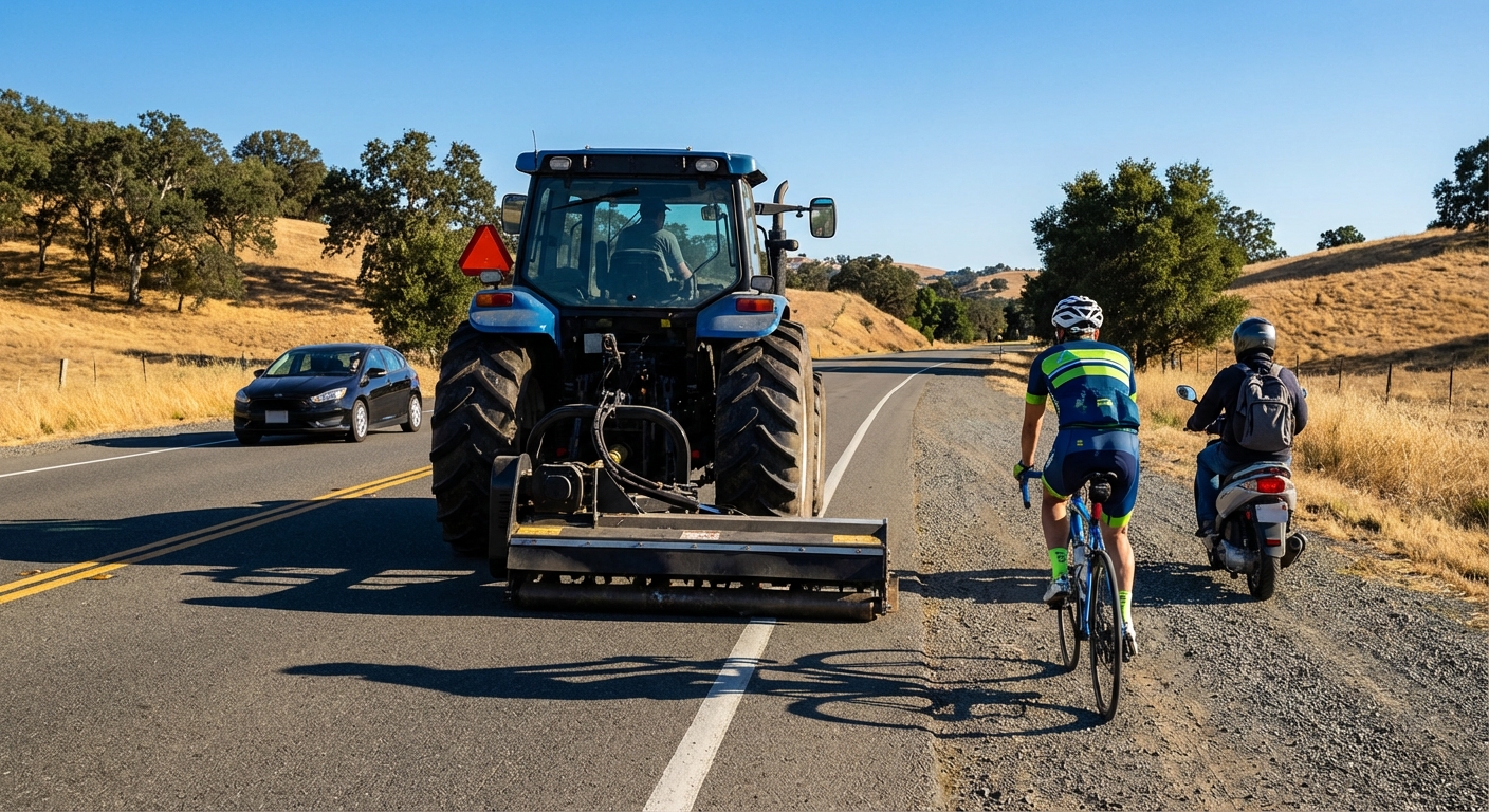 ¿A qué vehículos de los que deben circular por el arcén se les permite, de forma excepcional, marchar en paralelo?