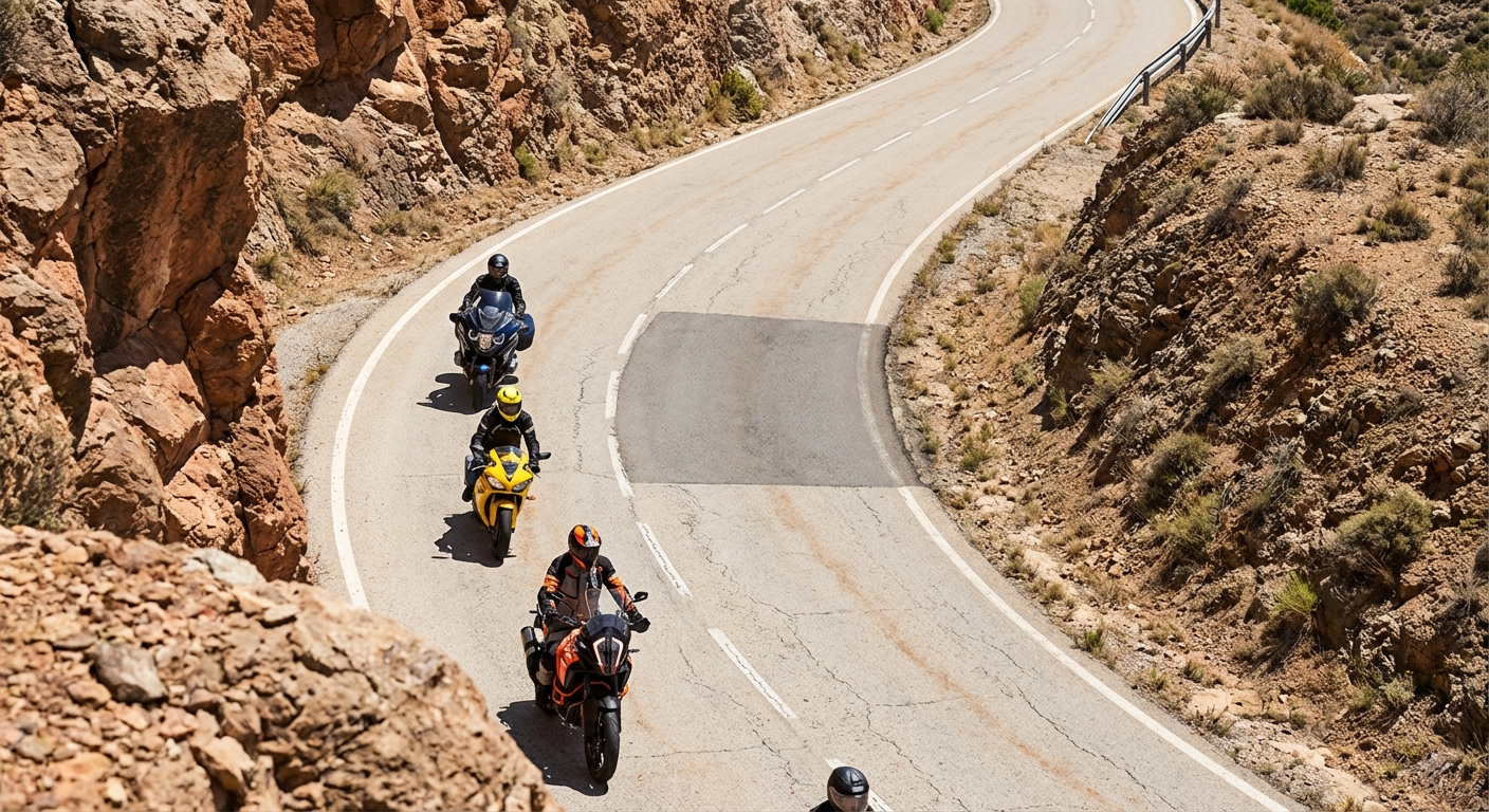 ¿Circulan correctamente los ciclomotores de la imagen?