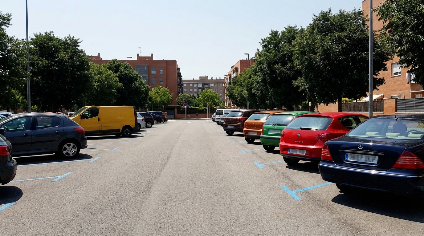 Cuando nos acercamos a vehículos estacionados en batería: