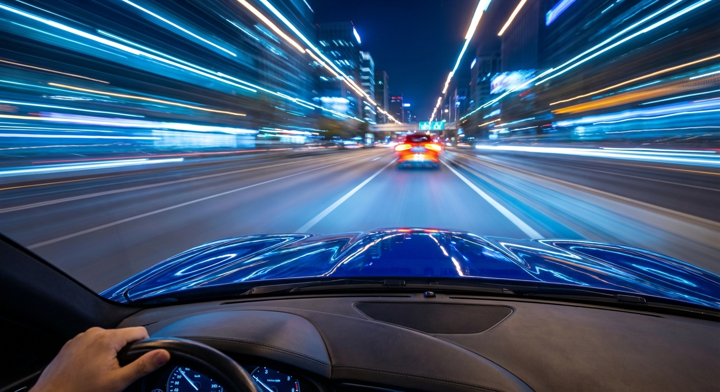 ¿De qué manera puede influir el incremento de la velocidad en la amplitud del campo visual de la persona que circula al volante?