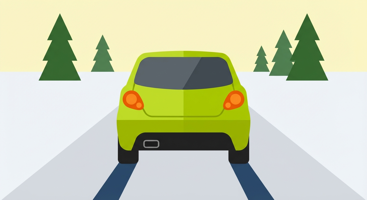 Ante la presencia de nieve en la calzada, ¿se considera una práctica aconsejable conducir siguiendo las roderas marcadas por otros vehículos?