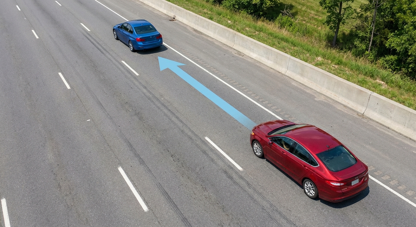 ¿En qué circunstancias queda el conductor exento de la obligación de mantener un intervalo de seguridad que permita a otros vehículos adelantarle con seguridad?
