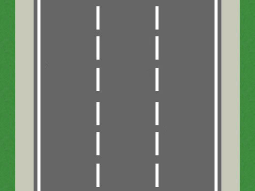 En calzadas de doble sentido de circulación y tres carriles separados por líneas longitudinales discontinuas, ¿podemos circular con nuestra motocicleta por el situado más a la izquierda?