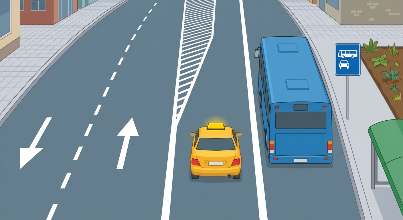 Circulando por esta vía urbana, ante la ausencia de señales que establezcan una limitación distinta, la velocidad máxima permitida es de...