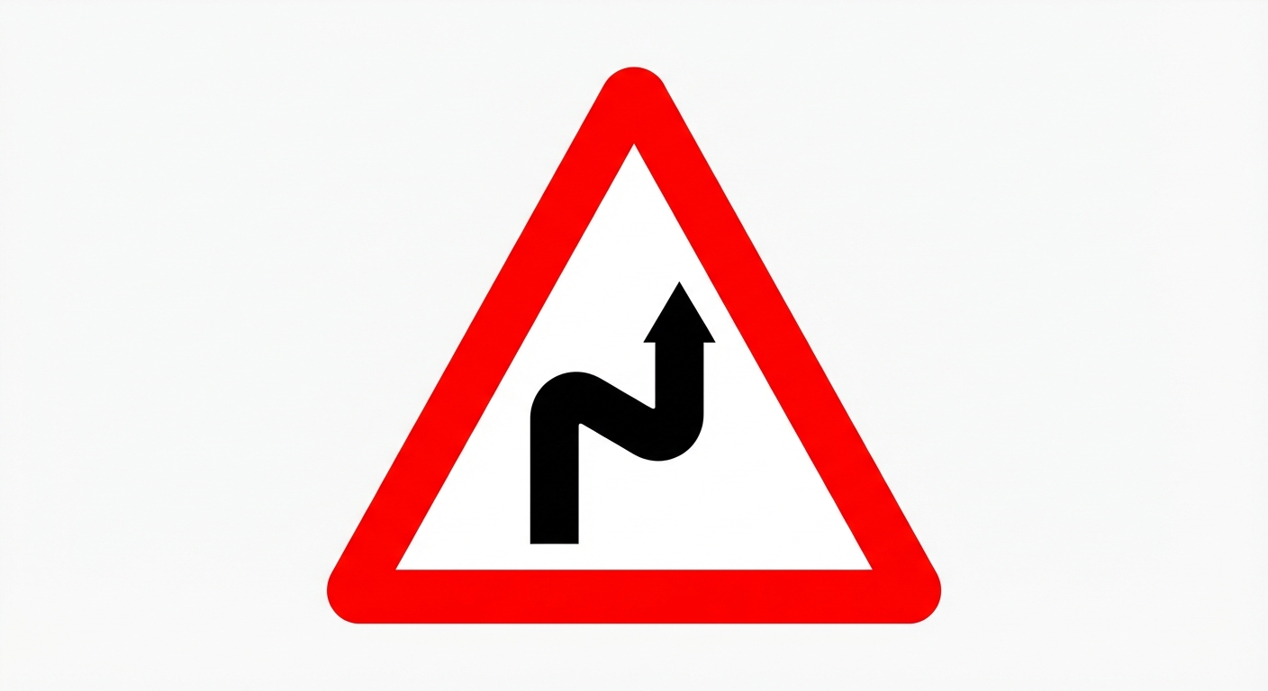 Circulando de noche por un tramo señalizado con curvas peligrosas sucesivas, ¿está permitido el uso de la luz antiniebla delantera?