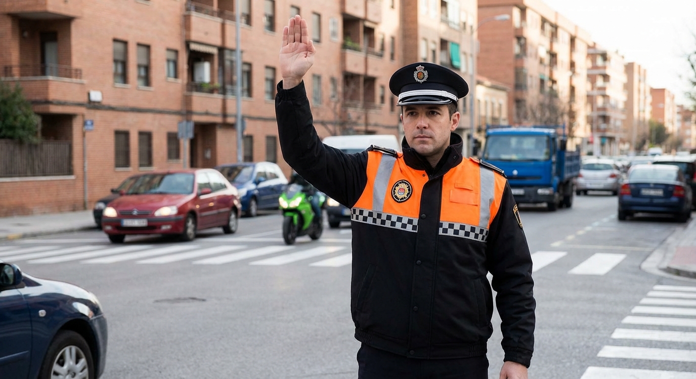 Si un agente de la autoridad encargado de regular la circulación le ordena detener su vehículo, ¿qué conducta está obligado a adoptar el conductor?