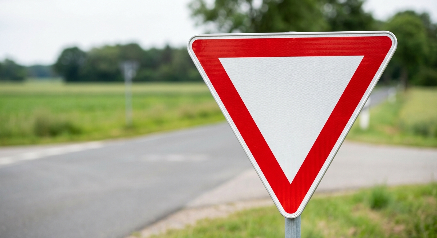 Si llegando a un estrechamiento encuentra la señal de la imagen de frente, ¿Tiene usted preferencia de paso frente a los vehículos que se aproximan en sentido contrario?