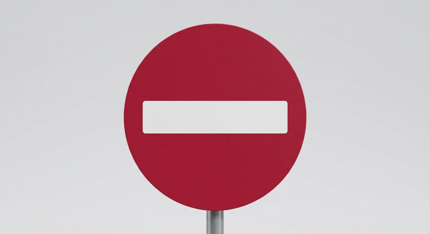 ¿Podrá entrar en una vía indicada con esta señal?