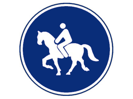 ¿Está permitido entrar con un ciclomotor en un camino indicado por esta señal?