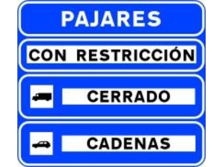 Al conducir un camión y encontrarse con esta señal, ¿qué consideración debe tener en cuenta respecto a la circulación por el puerto?