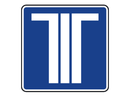 Si conduce un autobús y se encuentra esta señal en un peaje, le indica que, si circula por el carril así señalizado,...