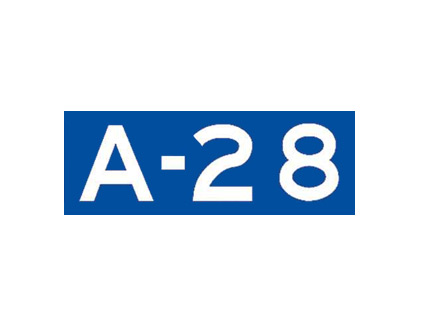 Esta señal, ¿qué tipo de vía identifica?