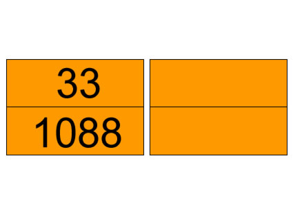 Vd. circula detrás de un camión que lleva esta placa, ¿qué indica?